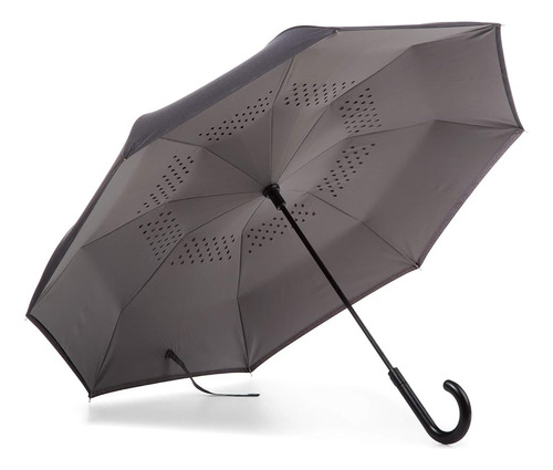 Totes Inbrella Reverse Close Umbrella, Revestimiento Repelen