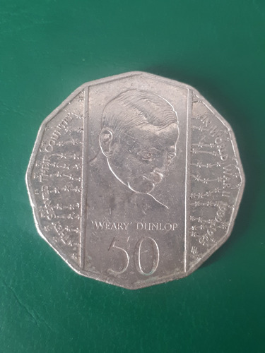 Inglaterra 1995 50 Pennce Weary Dunlop 
