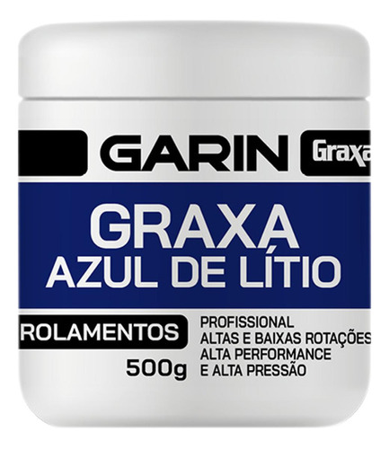 Graxa De Litio Azul A 80g Pote Garin