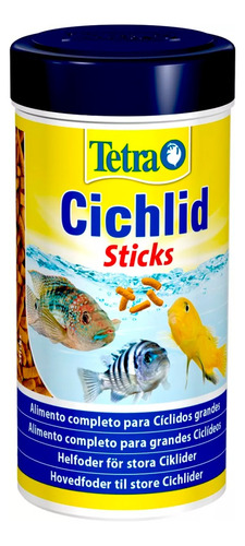 Tetra Cichlid Sticks 160gr Alimento Peces Ciclidos En Sticks