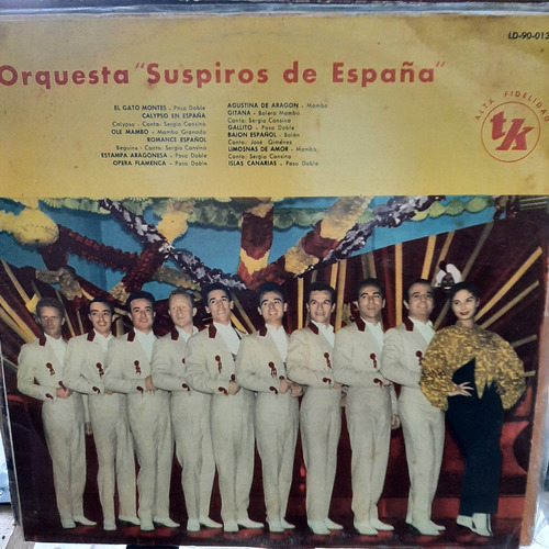 Vinilo Orquesta Suspiros De España Es1
