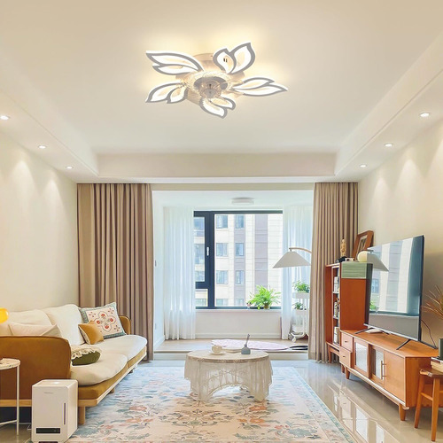 Ventilador De Techo Con Led Regulable Con App Y Control Remo
