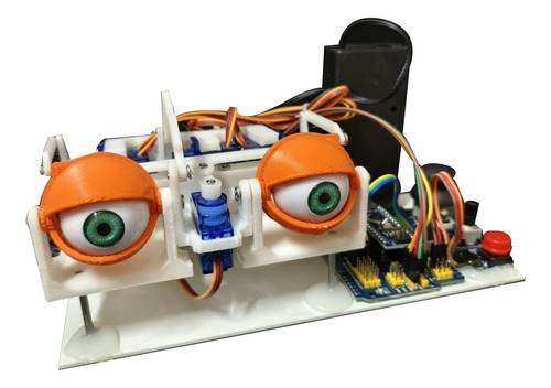 Kit Arduino Diy Animatronic Eyes Con Servo Sg90 Y Joystick