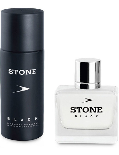 Perfume Stone Black X 100ml + Desodorante Original