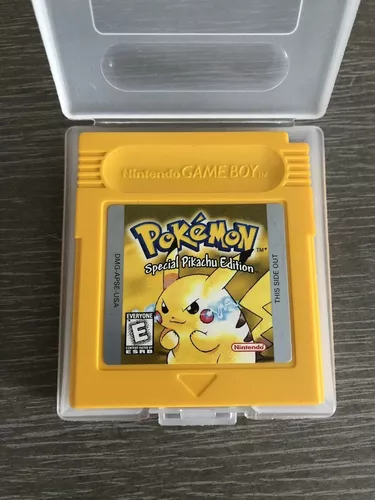 Pokemon Yellow Game Boy Color Gba Original Salvando + Case!