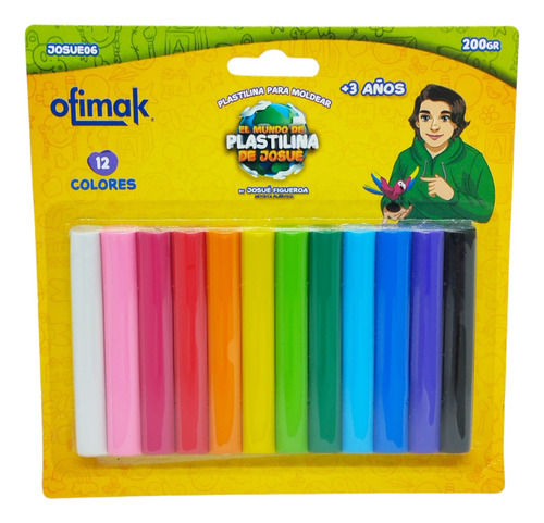 Plastilina De 12 Colores Surtidos Grande Bulto Al Mayor 48u