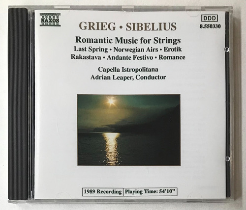 Cd Grieg Sibelius Romantic Music For Strings