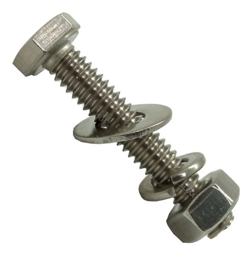 Tornillo Hexagonal Inoxidable T304 1/4 X 4 (25kits)