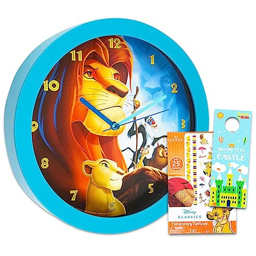 Reloj De Pared De Rey León De Disney Simba ~ Conjunto ...