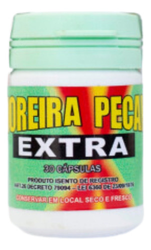 Kit 3 Frascos Moreira Pecan Extra 30 Cápsulas Nutricional Erva