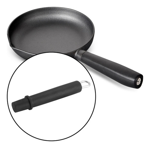 Mango Para Sartén, Ollas, Mango, Utensilios De 19cm Negro