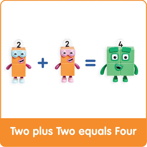 Conjunto De Bonecos De Ação Hand2mind Numberblock Four W/ Te