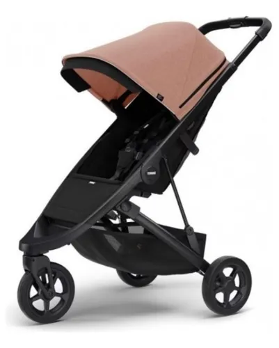 Coche Thule Spring Black Misty + Silla Auto Cybex Aton5