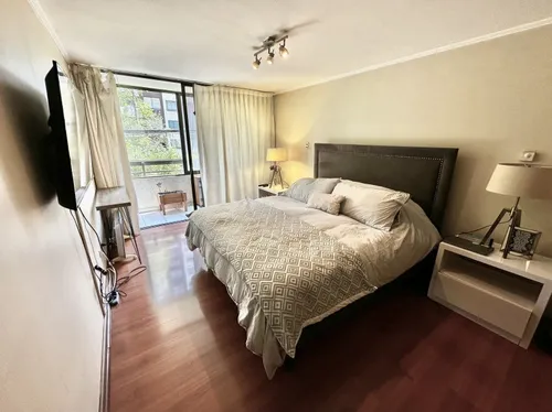 Amoblado Amplio Departamento En Arriendo 3d+1d Servicio-4b+e