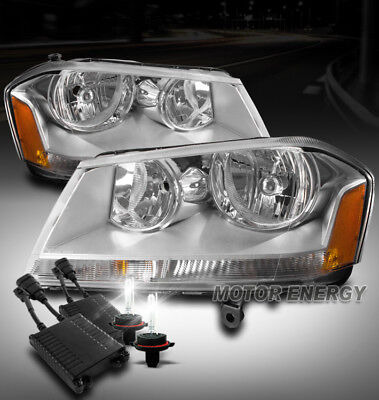 For 08-14 Dodge Avenger Replacement Headlights Headlamp  Nnc