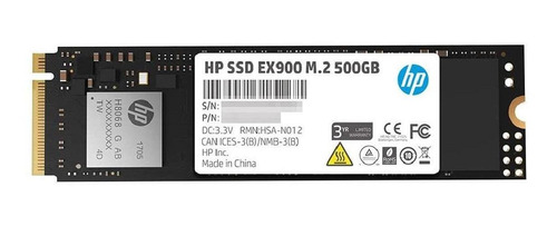 Disco Duro De Estado Solido Ssd Hp 500gb Ex900 M.2 Pcie