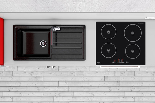 Fogão Cooktop De Indução Philco 4 Bocas Pct04p Preto 220v