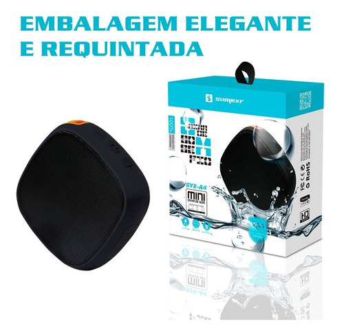 Imagem 7 de 8 de Caixa De Som A Prova D'agua Portátil Com Bluetooth Sem Fio