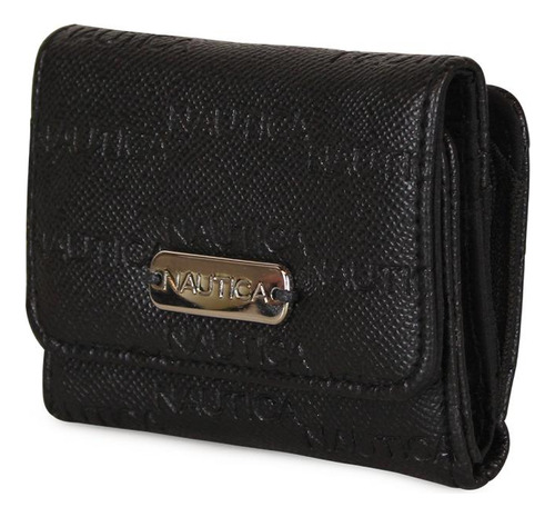 Billetera De Mujer Trinii Negra Nautica