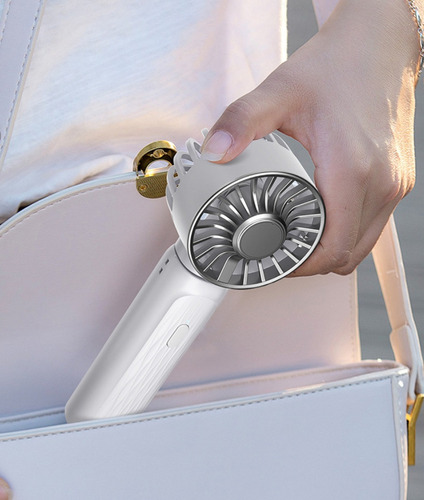 Ventilador De Mano Usb Pequeño Turbo Alta Velocidad Estudiar