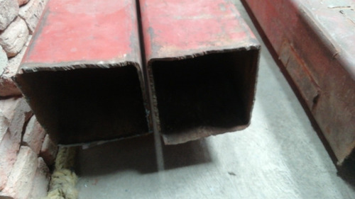 Tubo Estructural 220x220 7mm A 5 Metros Usados