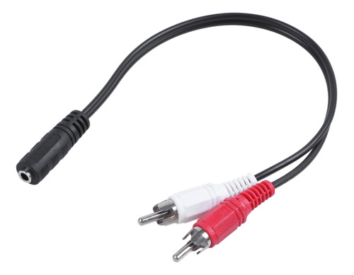 Cable Av Estéreo Hembra De 3,5 Mm, 2 Rca Macho, Audio Auxili