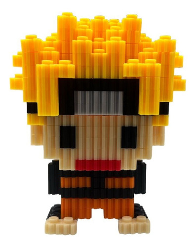 Armable 3d Micro Blocks Naruto 10cm 515 Piezas