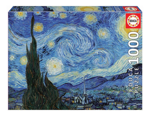 Van Gogh Noche Estrellada Rompecabezas 1000 Piezas Educa