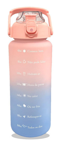 Garrafa De Água 2 Litros Motivacional Em Português Squeeze