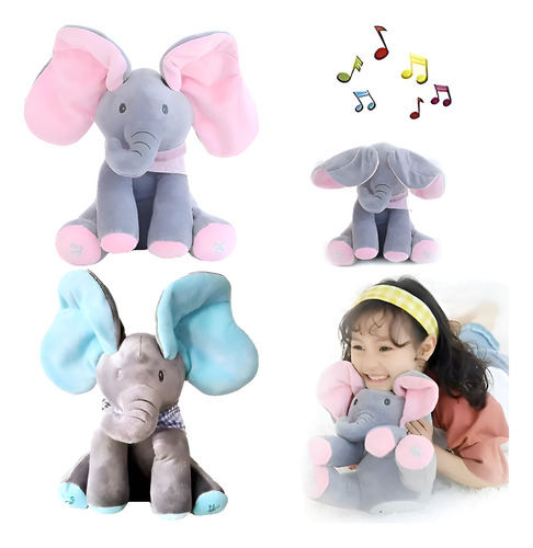 Elefante Peek A Boo Interactivo Para Bebes