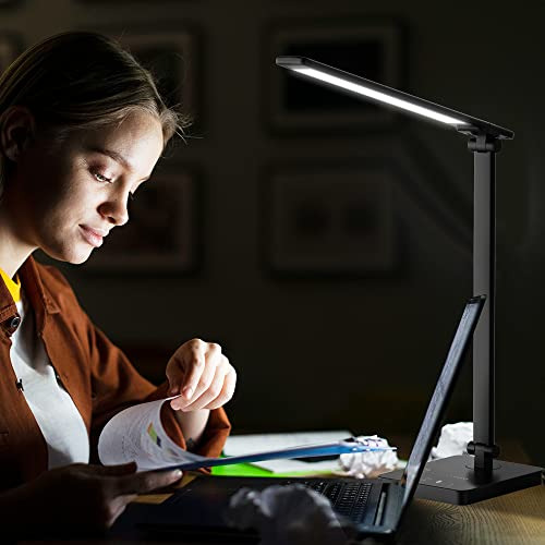 Lámpara De Escritorio Led Que Cuida Tus Ojos, Regulable, Con