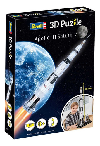 Puzle 3D Puzzle Apolo 11 Saturn V Revell 00250