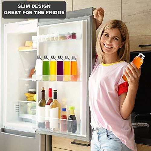 Botellas De Agua Brieftons De Vidrio Borosilicato Con Tapas: