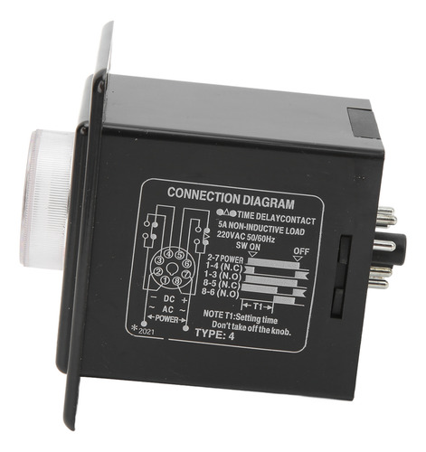 Controlador De Tempo Ah2y 6s Power On Delay Timer De 8 Pés
