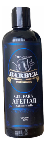 Gel Para Afeitar Shaving Gel Barber By Platinum 500ml