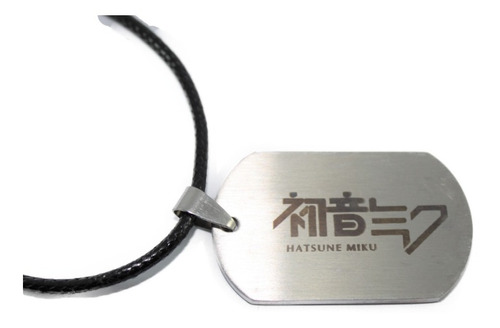 Collar Dije Vocaloid Hatsune Miku Metal (animekawaii)