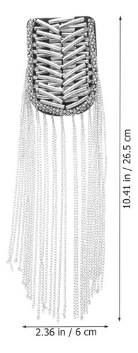 ` Epaulettes Vintage Con Estampado Tassel, 2 Unidades