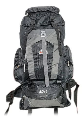 Maleta deportiva de 70 L - ESSENTIAL Negro Gris