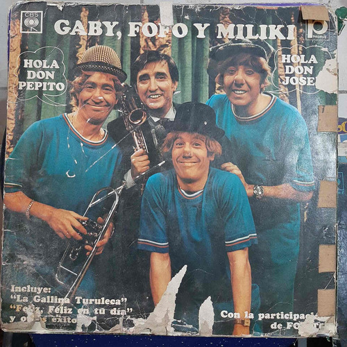 Vinilo Gaby Fofo Miliki Fofito Hola Don Pepito If1