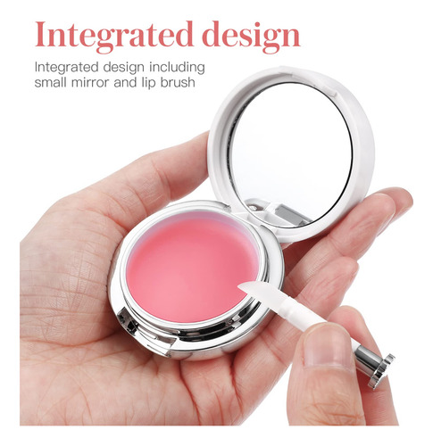 Beaupretty 2 Tarros Vacíos Para Bálsamo Labial De Plástico C