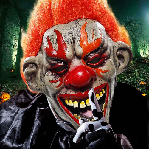 Máscara De Palhaço De Para Halloween, Máscara De Terror,