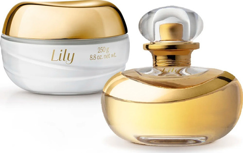 Imagem 3 de 3 de Kit Lily Perfume + Creme Acetinado Alta Fixação Na Pele