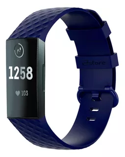 Correa Compatible Con Fitbit Charge 3 Azul Oscuro