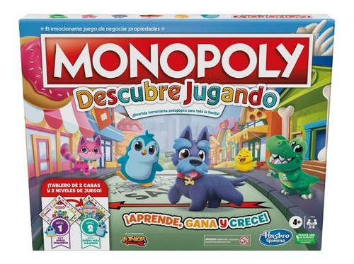 Monopoly Junior: Descubre Jugando Hasbro Original