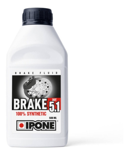 Liquido De Frenos De Moto Ipone Dot 5.1 Sintetico 500ml