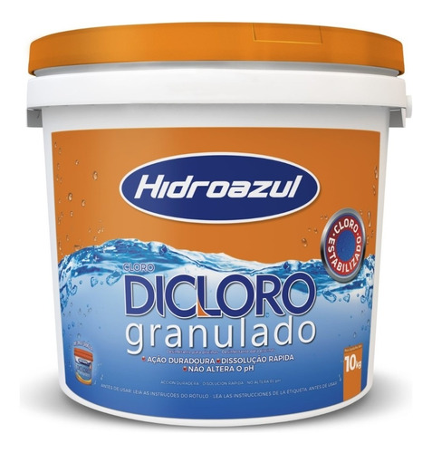 Dicloro Granulado 10kg Hidroazul