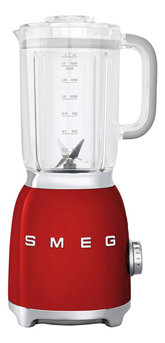 Smeg Batidora Blf01rdeu, 800 W, 0.45 Litros