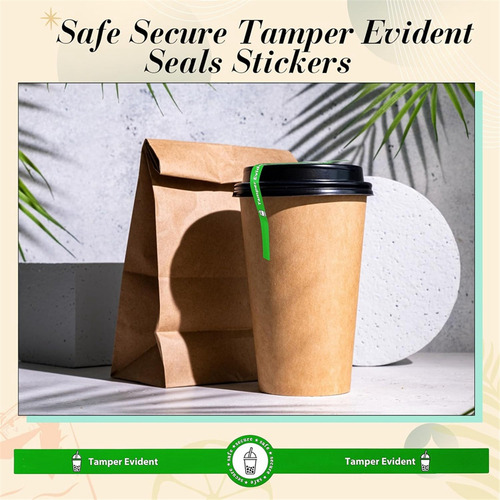 500 Pcs Safe Secure Tamper Evident Seals Stickers
