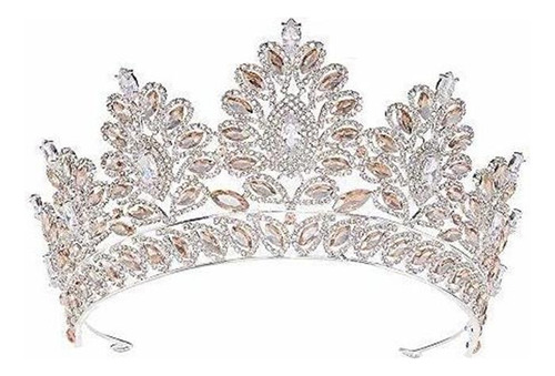 Diademas - S Snuoy Crowns For Women Crystal Bridal Tiaras P