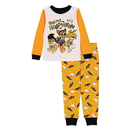 Pijama De Algodón Ajustado De 2 Piezas Unisex Niños D...